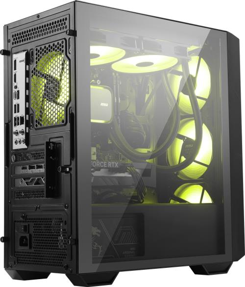 MSI MAG FORGE M120R AIRFLOW 4x12CM ARGB FAN TEMPERLİ CAM mATX KASA - Kasalar ürünleri tekmarshop.com'da